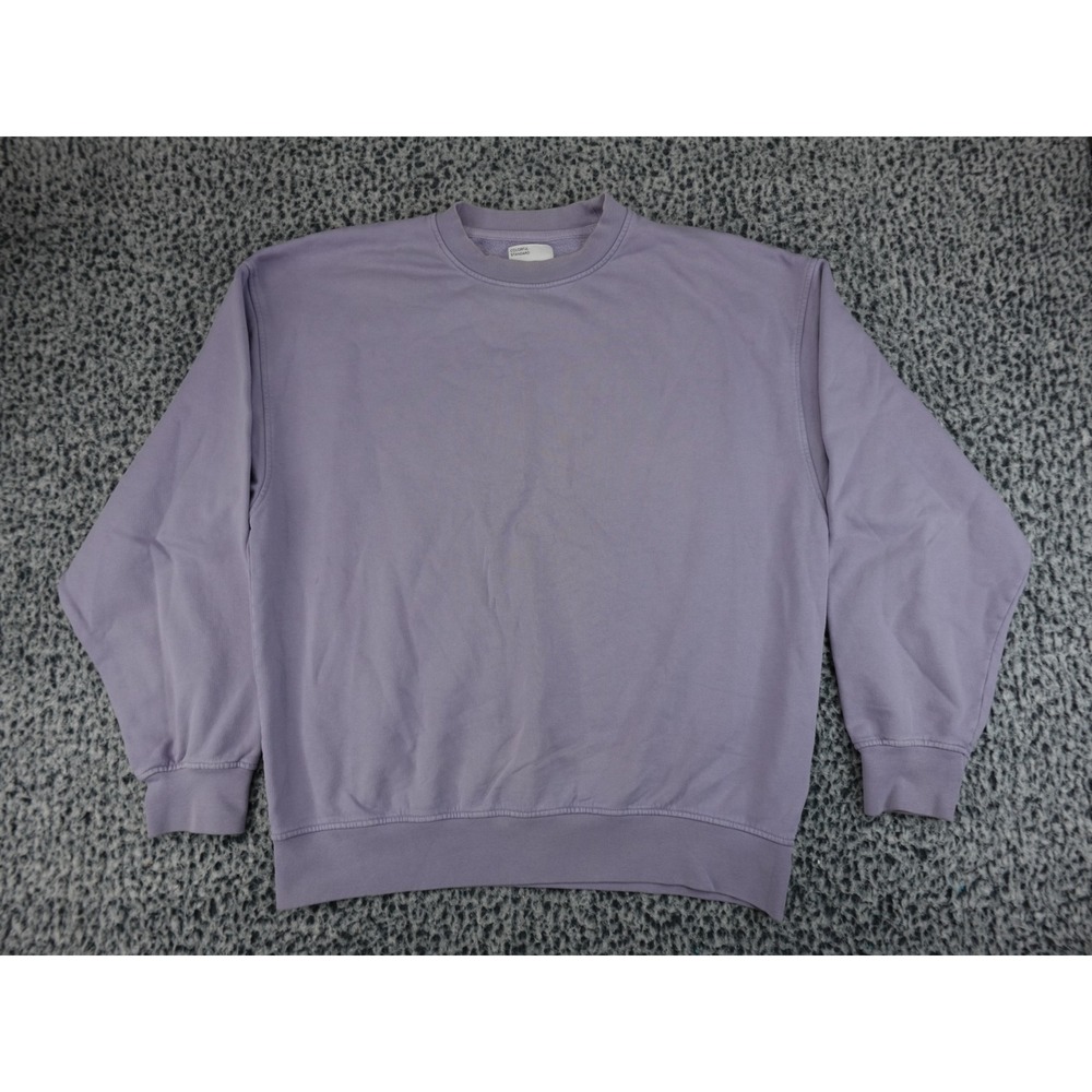 Colorful Standard Sweatshirt Mens Large Lavender Purple Organic Cotton‎ Crewneck